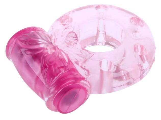 Vibro Ring wibrujący ring erekcyjny na penisa Vibrator&amp;Condom