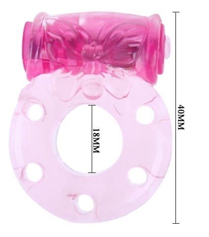 Vibro Ring wibrujący ring erekcyjny na penisa Vibrator&amp;Condom