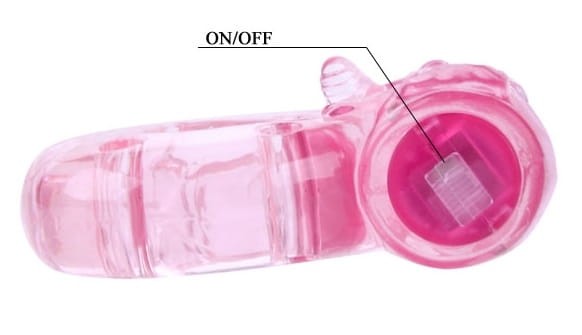 Vibro Ring wibrujący ring erekcyjny na penisa Vibrator&amp;Condom