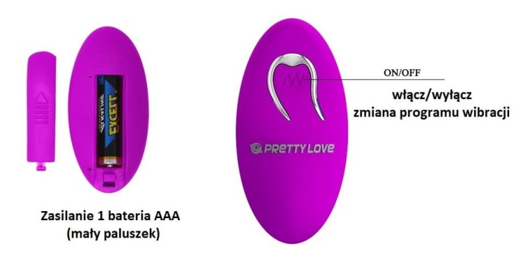 Kulki gejszy Pretty Love Willie - wibrujące w 12 programach, sterowane bezprzewodowym pilotem, ładowane przez USB