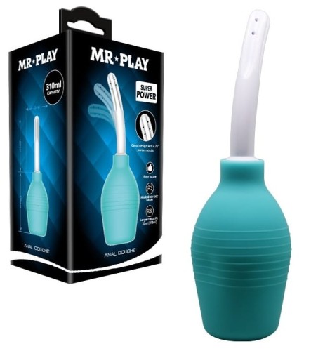 Gruszka pompka do lewatywy MR*PLAY turkusowa Anal Douche