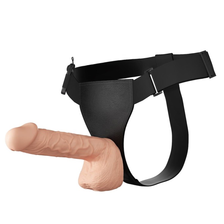 Strap-on Ultra Passionate Harness wielki penis z wibratorem