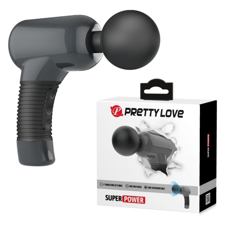 Super Power bardzo mocny Wibrator PISTOLET - 7 programów - MASAŻER