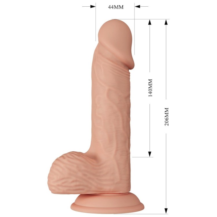 Beautiful Catoblepas Dildo z wibratorem - realistyczny penis na przyssawkę z jajami