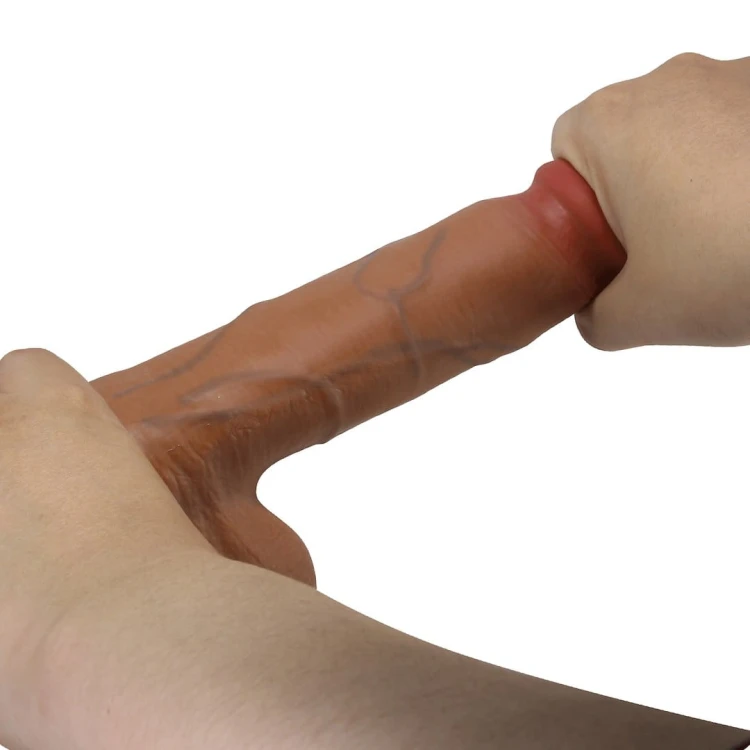 Beautiful Catoblepas bardzo realistyczny latynoski penis na przyssawkę z jajami