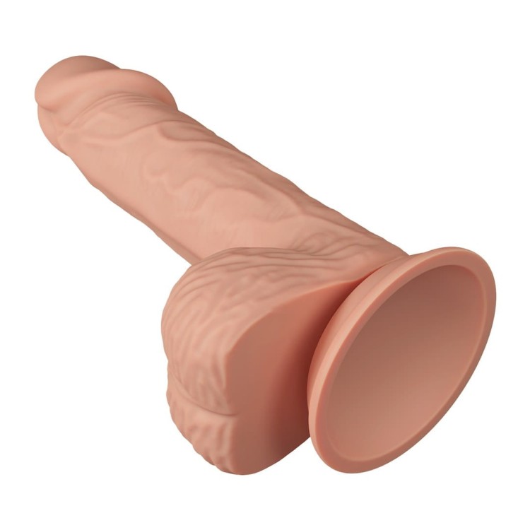 Beautiful Catoblepas bardzo realistyczny naturalny penis na przyssawkę z jajami