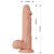 Beautiful Buraq Dildo z wibratorem - realistyczny penis na przyssawkę z jajami