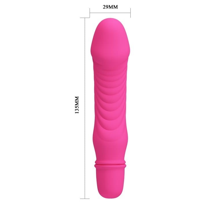 Stev Pink silikonowy realistyczny mini wibrator Pretty Love 10 programów