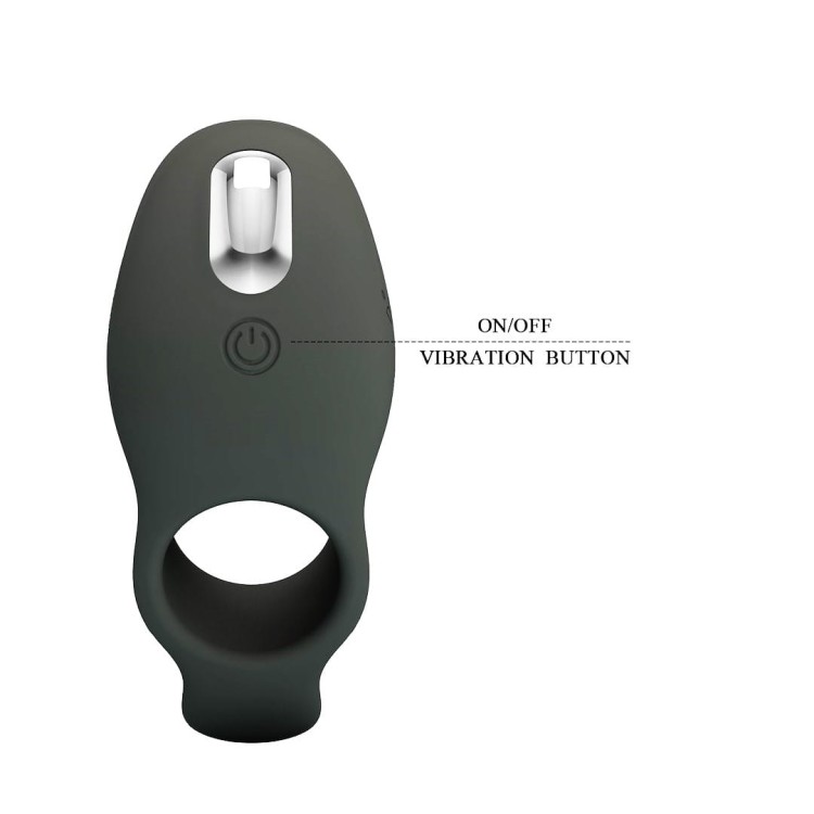 Master Ring Pretty Love wibrujący silikonowy ring erekcyjny na penisa 7 programów, USB