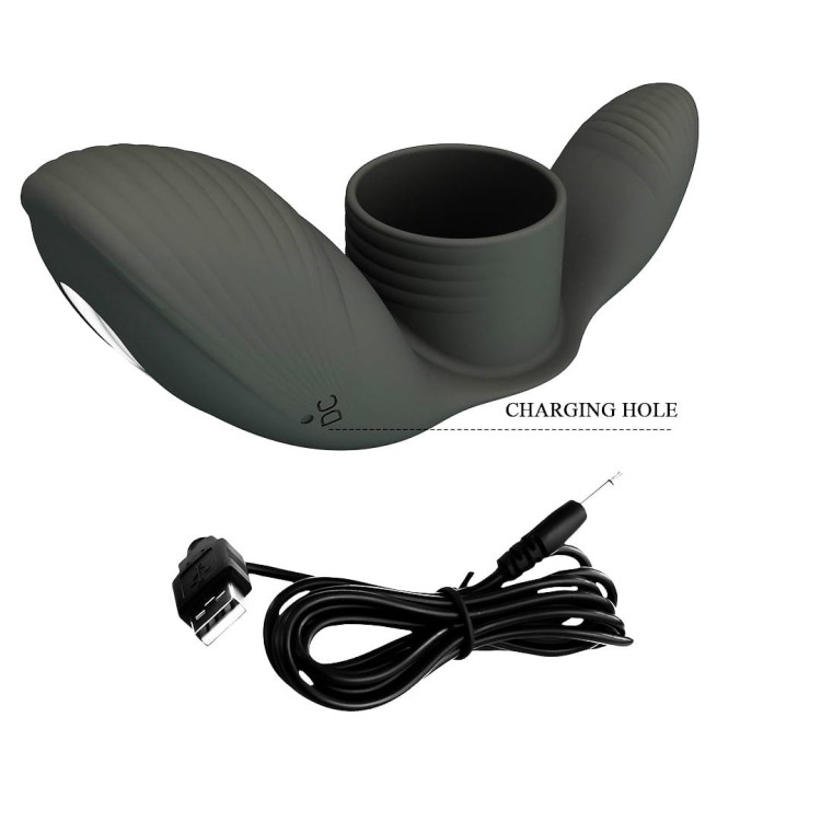 Master Ring Pretty Love wibrujący silikonowy ring erekcyjny na penisa 7 programów, USB