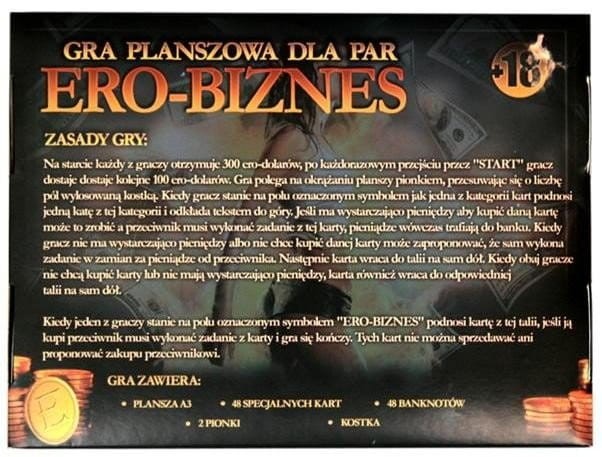 Erotyczna gra dla par ERO-BIZNES