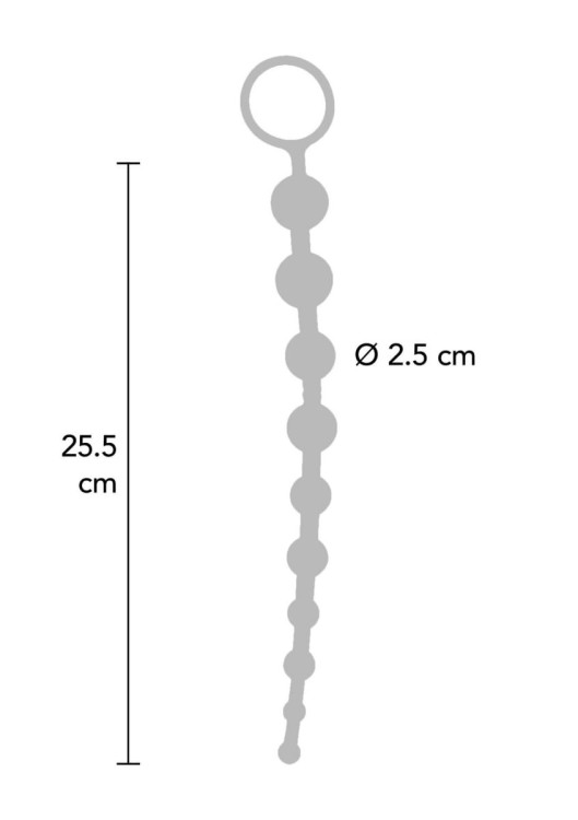 Koraliki analne Thai Blue Toy Joy bacik analny