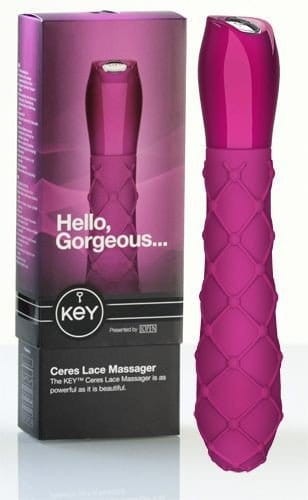 KEY Ceres Lace Massager luksusowy silikonowy wibrator