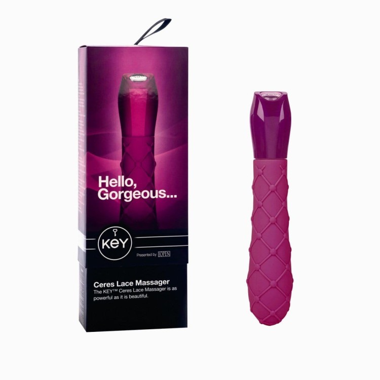 KEY Ceres Lace Massager luksusowy silikonowy wibrator