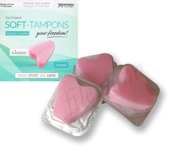 Soft-Tampons 3szt - czysty seks w czasie miesiączki - TAMPONY