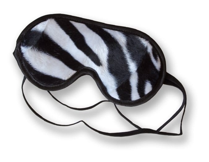 Zebra opaska na oczy
