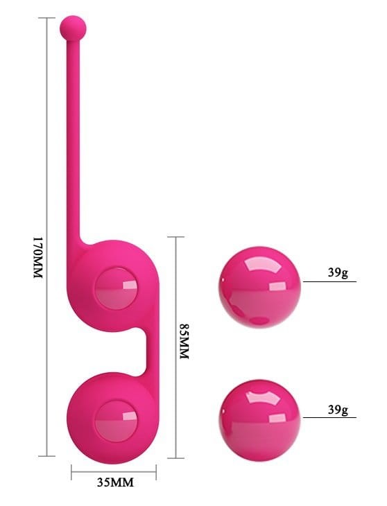 Pretty Love Kegel Tighten Up III silikonowe kulki gejszy