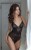 Body LINDA czarne z otwartym krokiem S/M