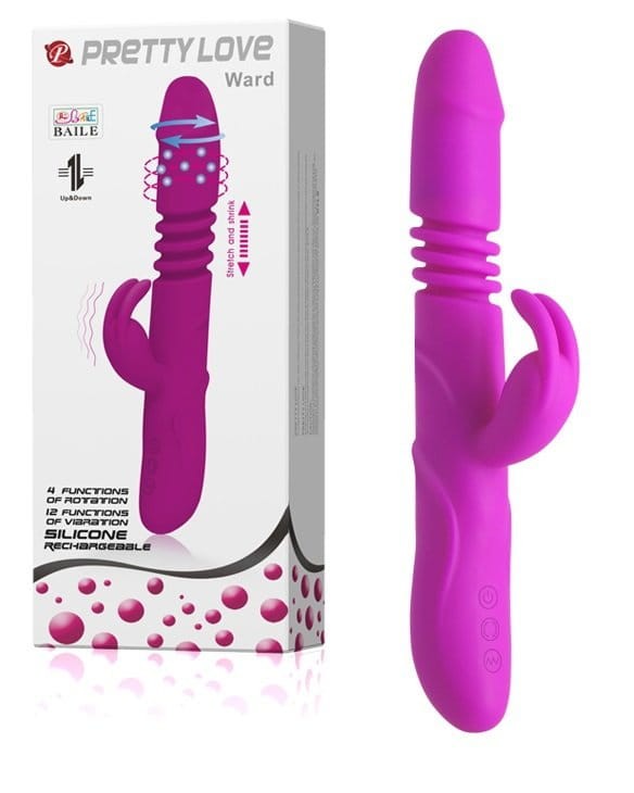 Ward Wibrator z króliczkiem z funkcją Up&amp;Down, USB