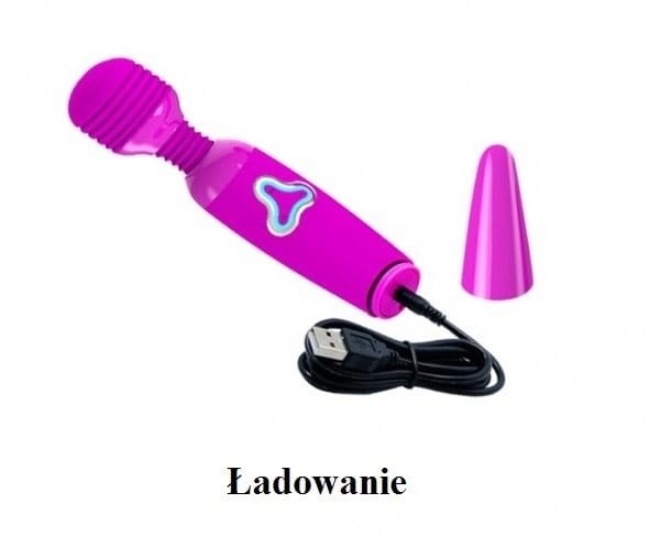 Wibrator Pretty Love Body Wand mikrofon masażer USB