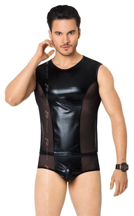 Erotyczny komplet Shirt&amp;Shorts Y roz.XL