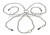 Fetish Nipple&amp;Clit Clamps - ciężki łańcuszek z zaciskami na sutki i genitalia