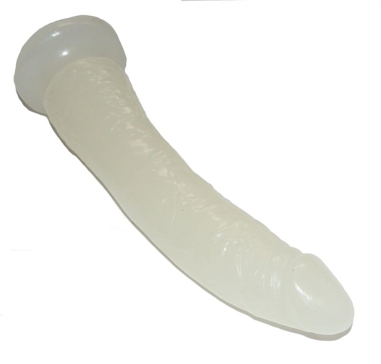 Dildo Basix Slim mleczny penis na przyssawkę