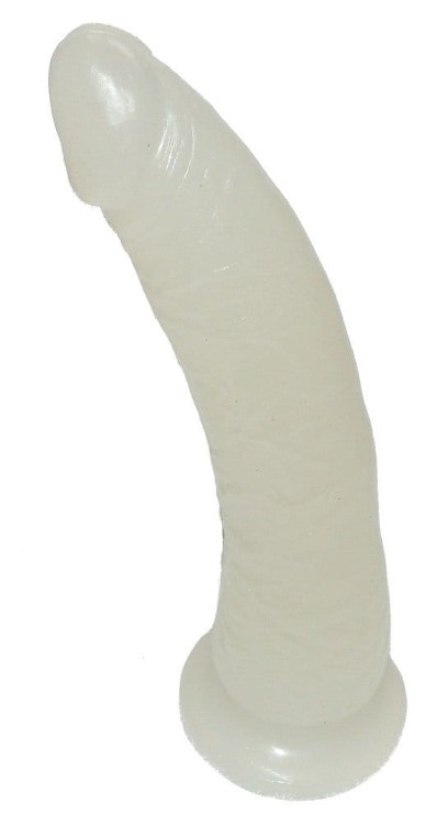 Dildo Basix Slim mleczny penis na przyssawkę