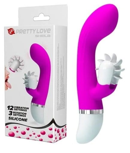 Sheila wibrator z języczkami orgazmowymi