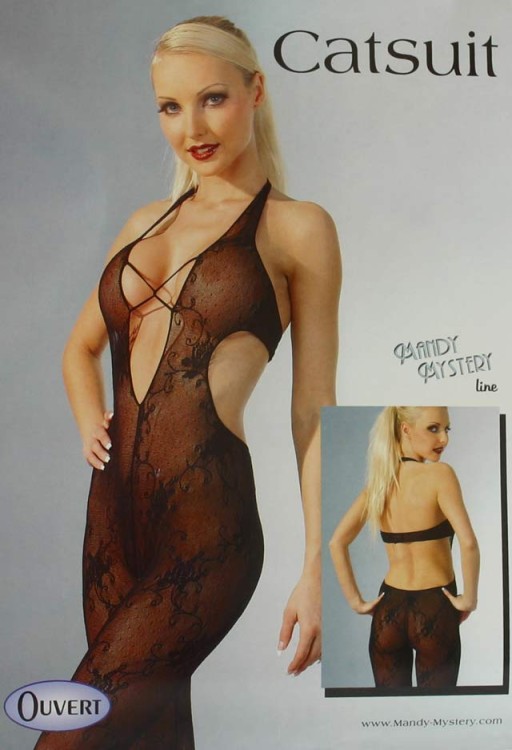 Bodystocking Catsuit Spitzen S/M