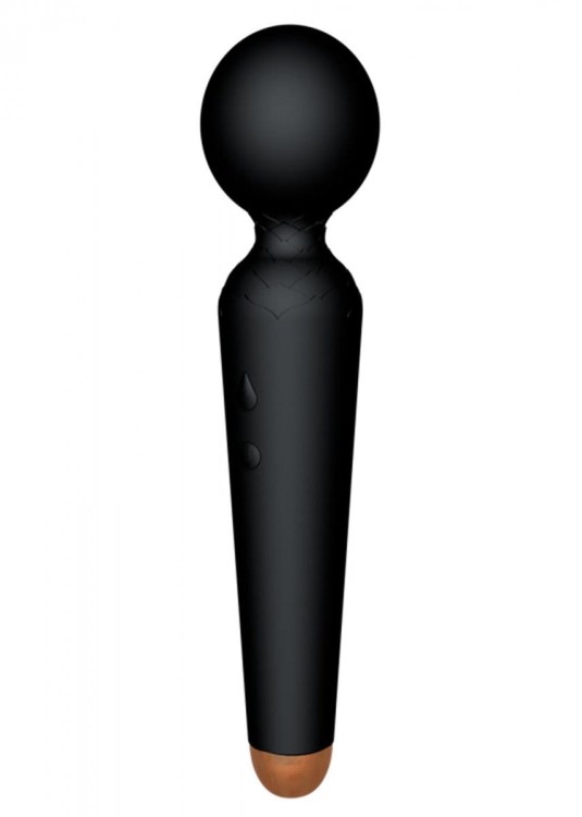 Wibrator Power Wand Black mikrofon masażer 10 programów USB