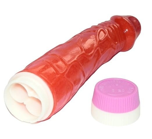 Realistyczny wibrator G-Spot BARBARA czerwony