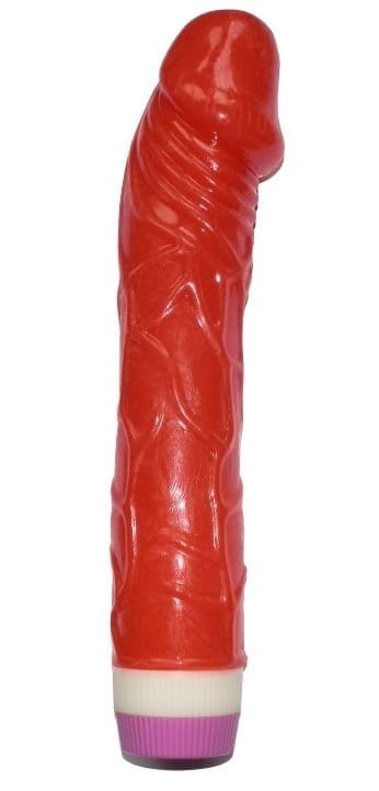 Realistyczny wibrator G-Spot BARBARA czerwony