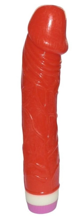 Realistyczny wibrator G-Spot BARBARA czerwony