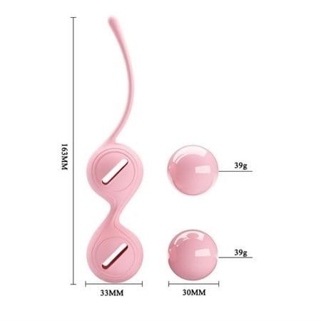 Pretty Love Kegel Ball Pink silikonowe kulki gejszy