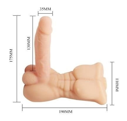 Temptation Bigger Man wibrujący penis z korpusem