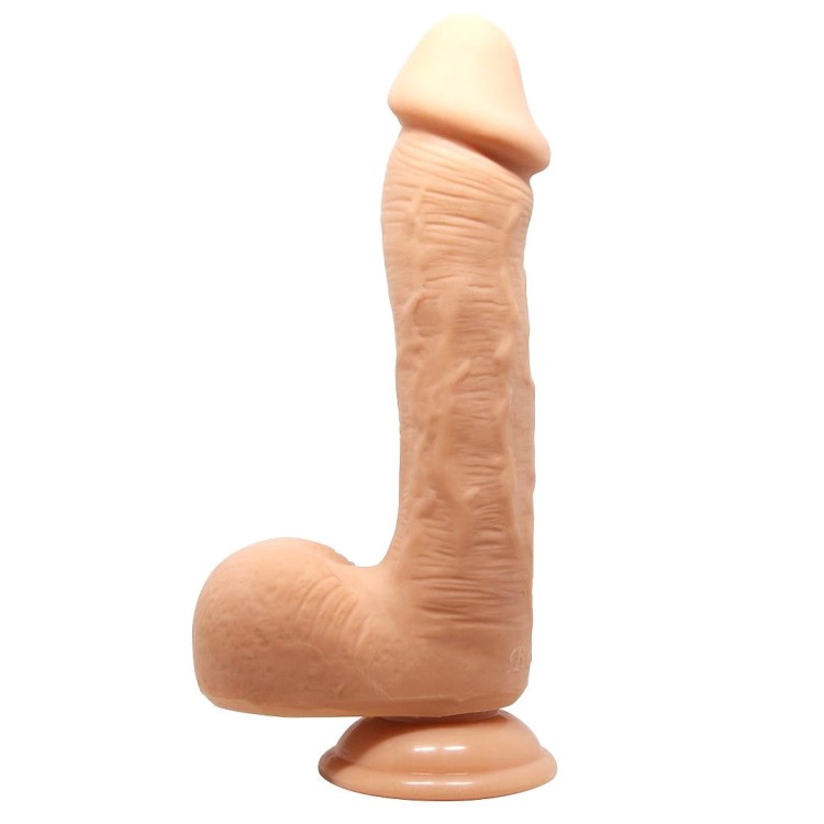 Beautiful Johnson realistyczny penis na przyssawkę z jajami