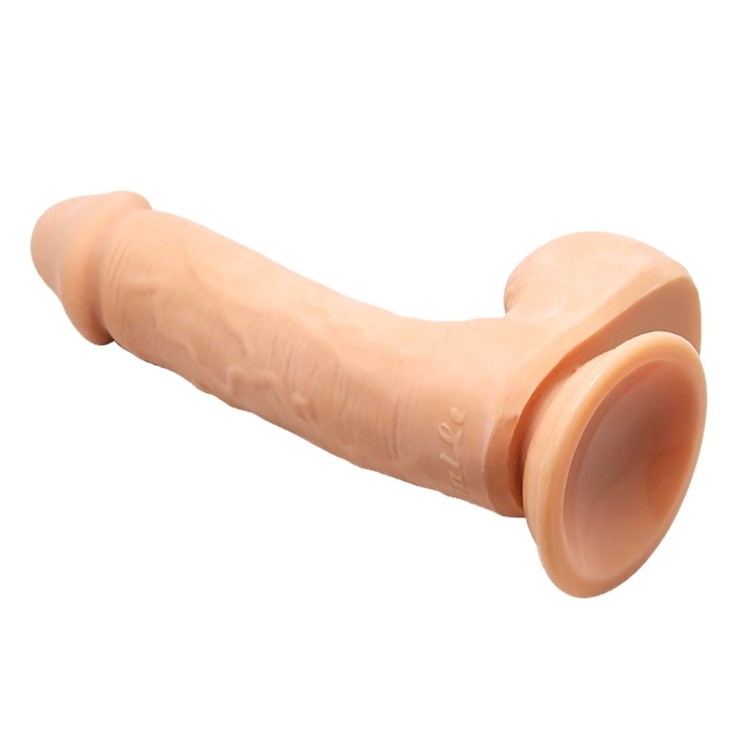 Beautiful Johnson realistyczny penis na przyssawkę z jajami