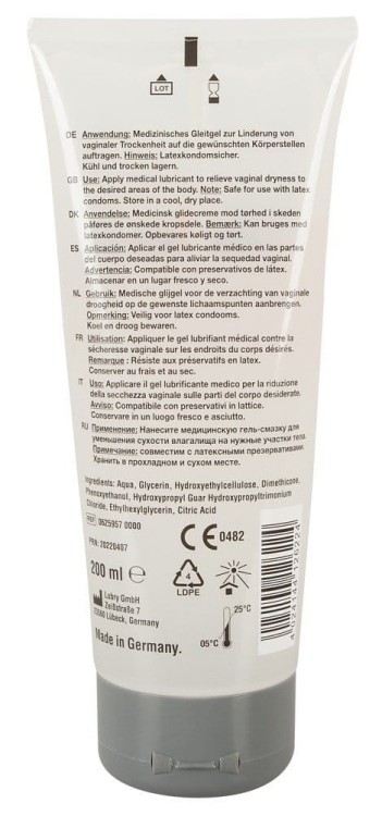 Just Glide Performance Hybrydowy żel nawilżający wodno-silikonowy 200ml