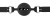 Knebel Bad Kitty Black silikonowy z dziurami