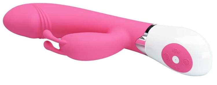 Wibrator Gene Pretty Love G-Spot z wibrującym króliczkiem