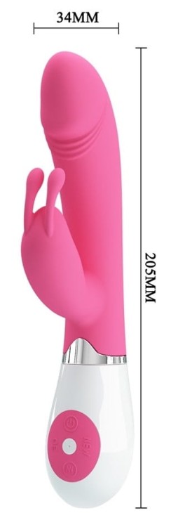 Wibrator Gene Pretty Love G-Spot z wibrującym króliczkiem