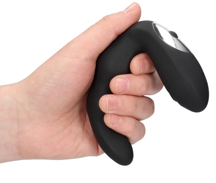 Bent Ouch silikonowy stymulator prostaty sterowany pilotem - USB