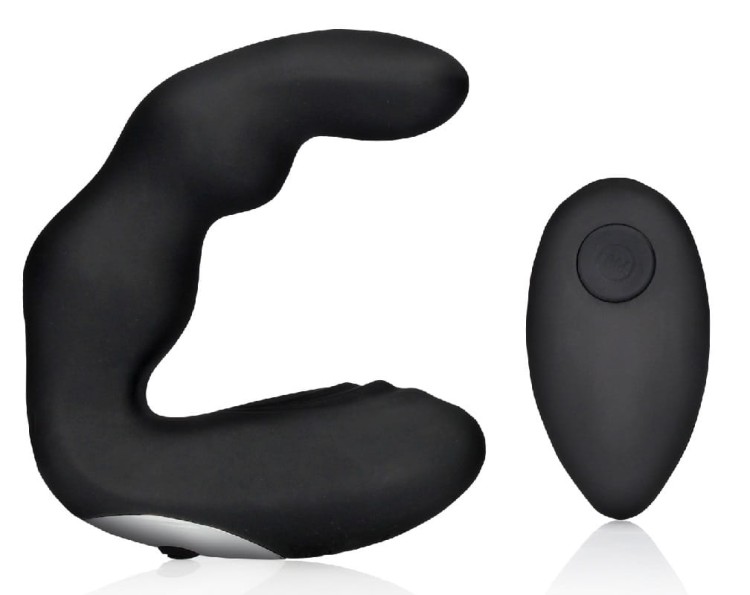 Bent Ouch silikonowy stymulator prostaty sterowany pilotem - USB