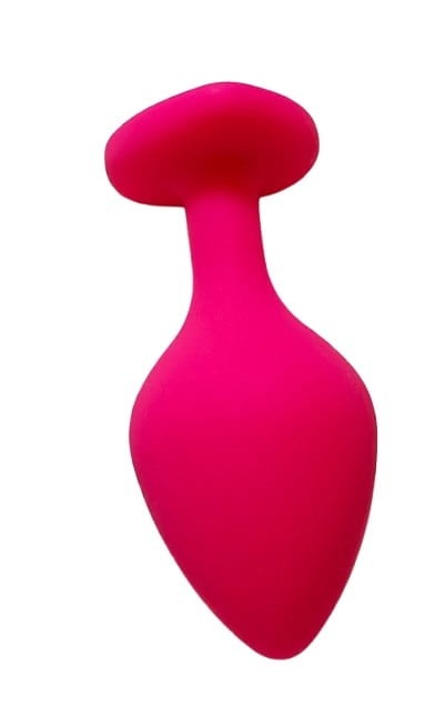 TO DO Diamond Heart Pink klasyczna mała wtyczka analna z kryształkiem