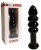 Glass Romance Enjoy black szklana wtyczka analna