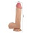 Dildo Sliding Skin 9.2 Series Nature realistyczny penis na przyssawkę z jajami
