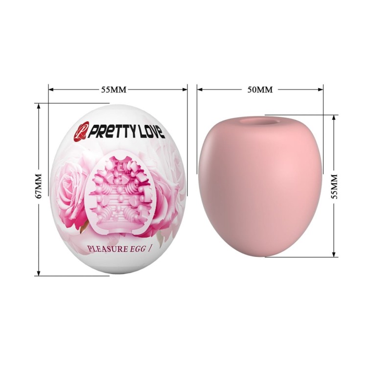 Masturbator różowe jajko Pretty Love - Pleasure Egg
