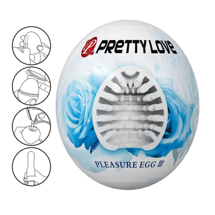 Masturbator niebieskie jajko Pretty Love - Pleasure Egg