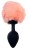 Wtyczka analna z króliczym ogonem Silicone Anal Plug with Bunny Tail
